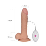 Vibrator cu Ventuza Ultra Soft Dude