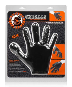 Finger Fuck Glove Black OxBalls