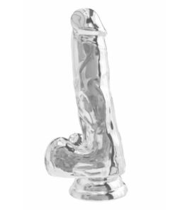 ToyJoy Get Real Clear Dildo with Balls 15 cm