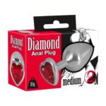 Butt Plug Metal Diamond Medium You2Toys