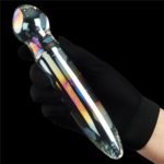 Dildo Sticla Twilight Gleam Glass Dildo - Prism Glass