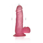 Dildo Jelly Studs Pink 15 cm