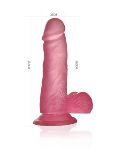 Dildo Jelly Studs Pink 15 cm
