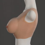 Realistic Silicone Breastplate D Cup