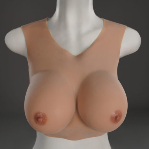 Realistic Silicone Breastplate D Cup