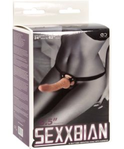 Vibrating Dong with Harness Sexxbian