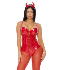 Costum Sexy Devil Rosu