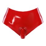 Dildo-Slip din Latex Rosu