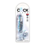 King Cock Clear cu Testicule