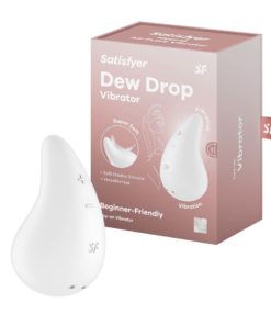 Vibrator Clitoris Dew Drop White