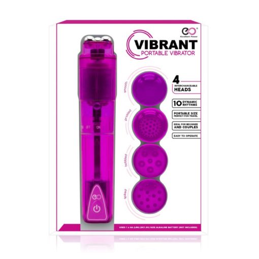 Vibrator Mini Vibrant Portable Purple