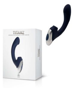 Vibrator Titanz 8 cu Suctie Rechargeable Blue