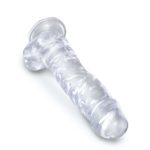 Dildo 8 With Balls Clear