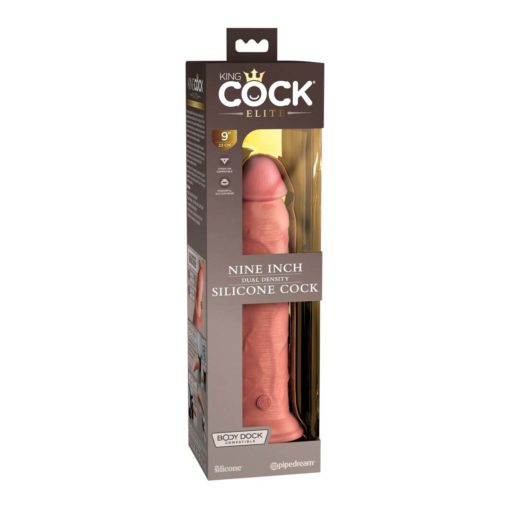 Dildo Dual Density Silicone Cock Light 9