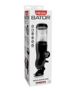 Masturbator Mega Bator Ass Black and Clear