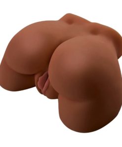 Masturbator Vibrating Ass Brown