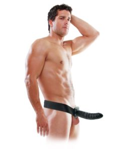 Strap-On 8 Hollow Black