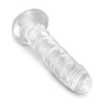 Dildo cu Ventuza King Cock Clear