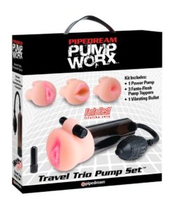 Pompa Marire Penis Travel Trio Pump Set