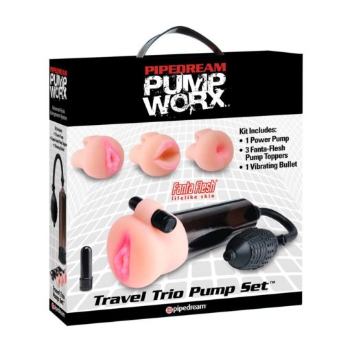 Pompa Marire Penis Travel Trio Pump Set