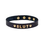 Zgarda Gold Word Choker SLUT