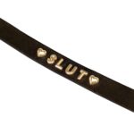 Zgarda Gold Word Choker SLUT