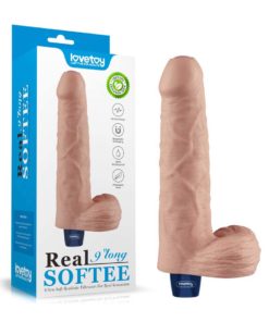 Vibrator Real Softee Rechargeable 23 cm