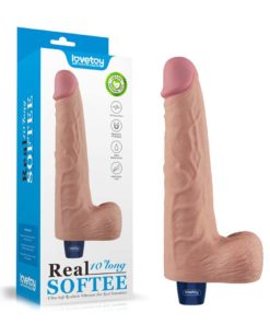 Vibrator Real Softee Rechargeable 25 cm