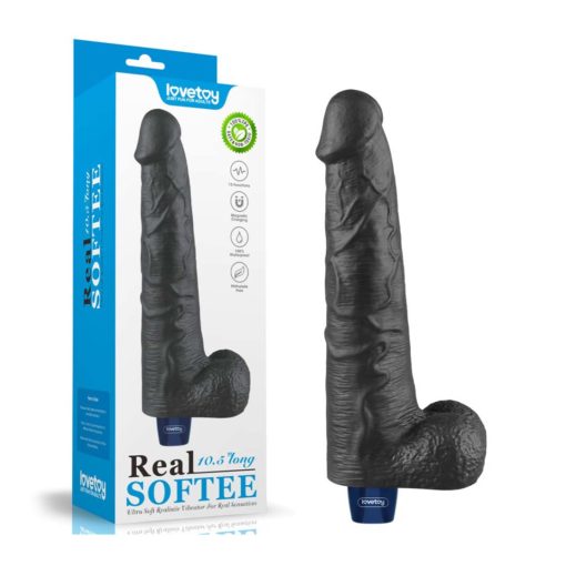 Vibrator Real Softee Rechargeable 27 cm