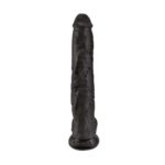 Dildo Negru King Cock cu Testicule