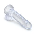 Dildo Transparent cu Ventuza