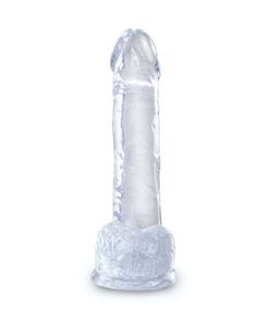 Dildo Transparent cu Ventuza