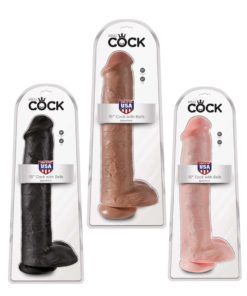 Dildo cu Ventuza Cock with Balls