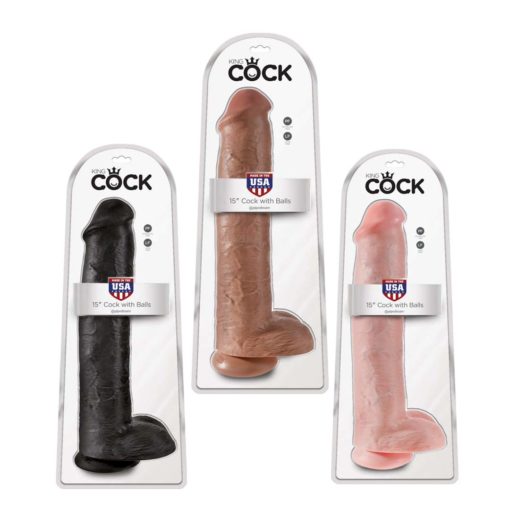 Dildo cu Ventuza Cock with Balls