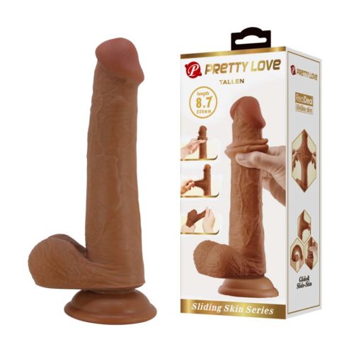 Dildo cu Ventuza Pretty Love Tallen Brown