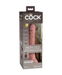 Vibrator cu Ventuza Dual Density Cock