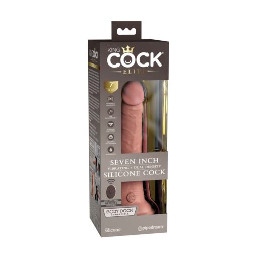 Vibrator cu Ventuza Dual Density Cock