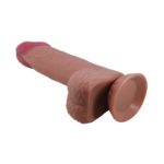 Dildo cu Ventuza Sliding Skin 21 cm