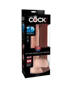 Dildo Triple Density Cock with Balls 25 cm